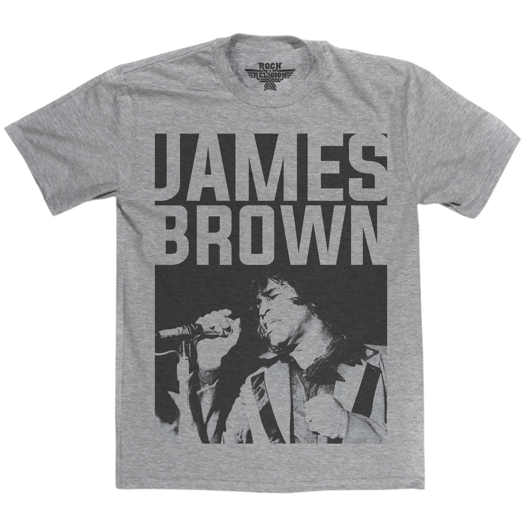 Rock is Religion James Brown T Shirt