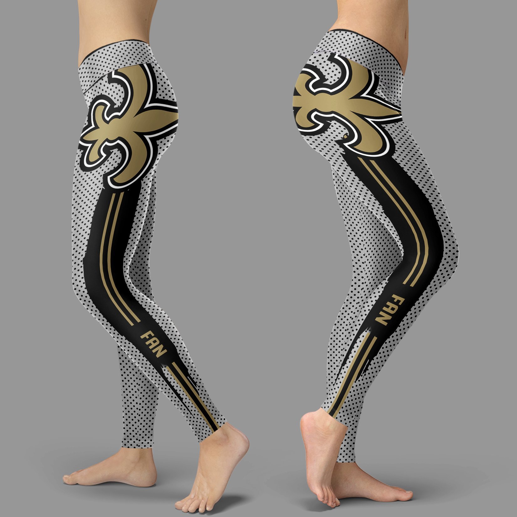 Charming Lovely Fashion New Orleans Saints Leggings