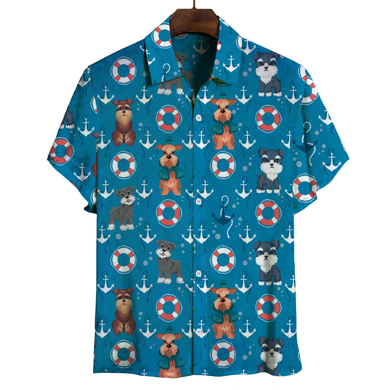 Schnauzer Hawaii Shirt Ha21672