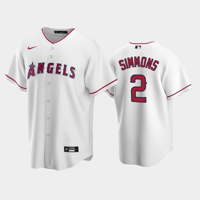 2 Andrelton Simmons White Los Angeles Angels Home Jersey