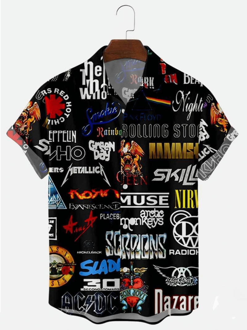 Rock Bands 90 Hawaii Shirt Ha60888