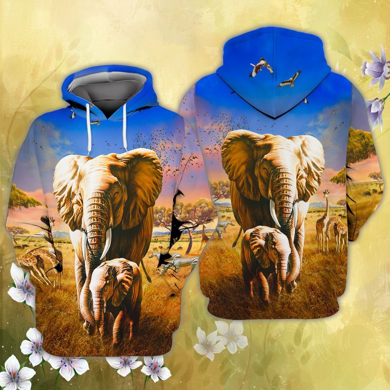 Loves Elephants For Men And Women 3D Hoodie Zip Hoodie Y97