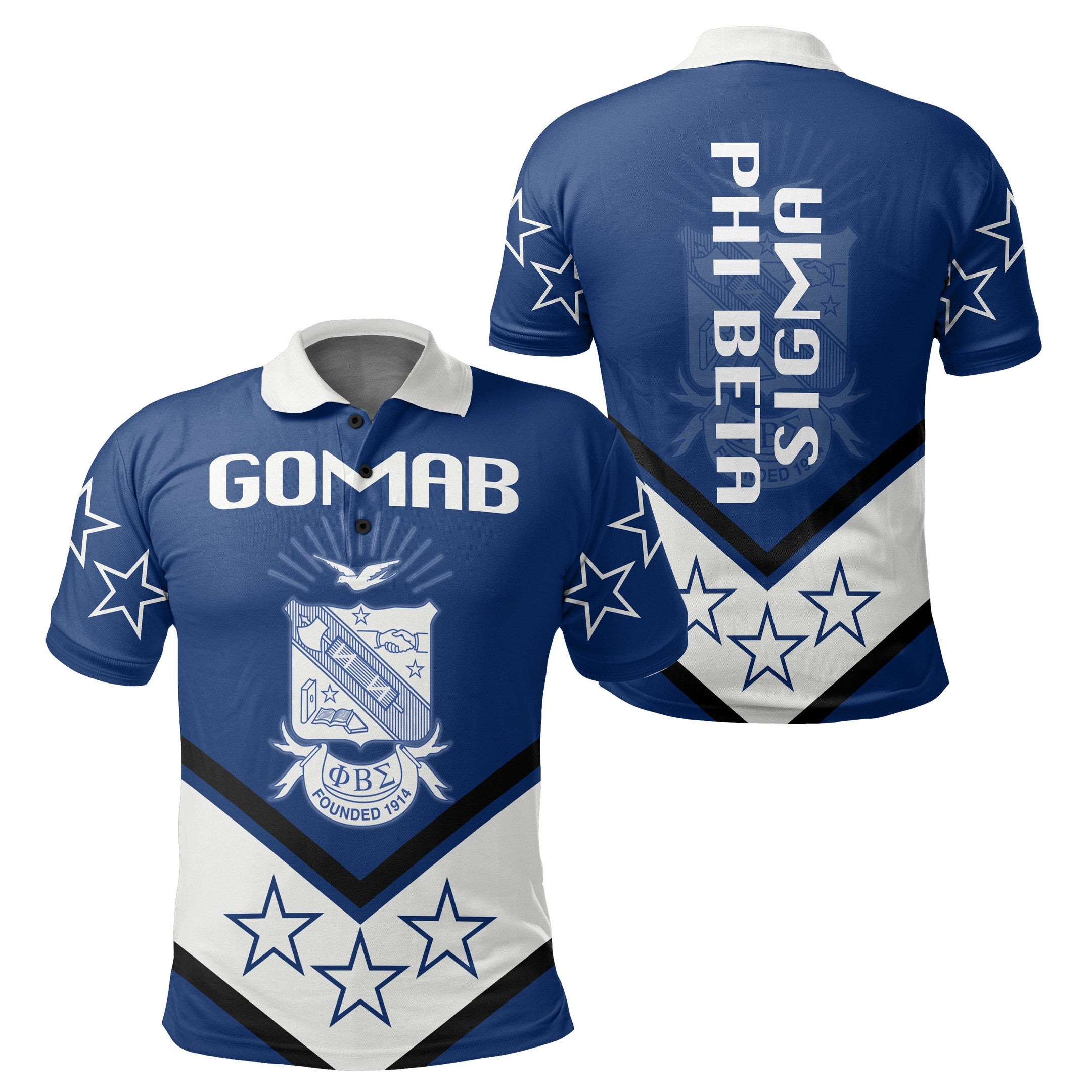 Fraternity Polo – Stars Phi Beta Sigma Polo Shirt