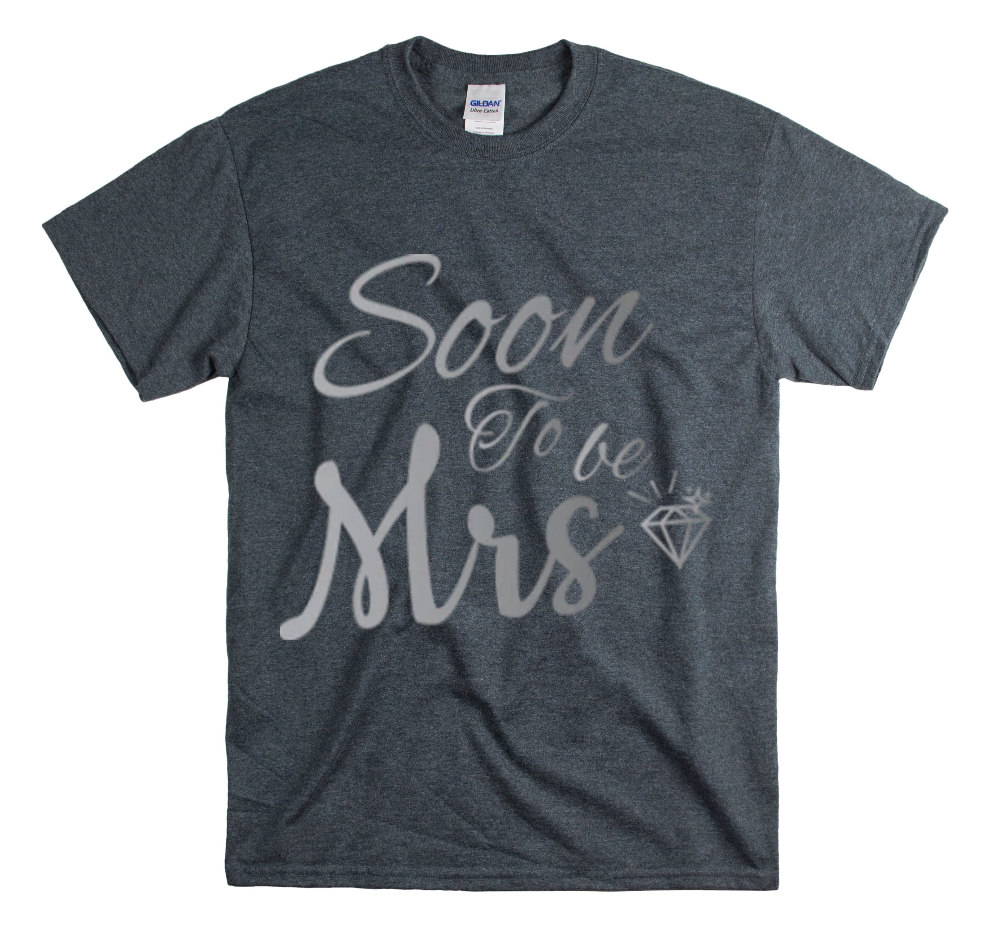 Shirt Funny Soon To Be Mrs Wifey Bridal Party Engagement Wedding T-Shirt Unisex Heavy Cotton Tee