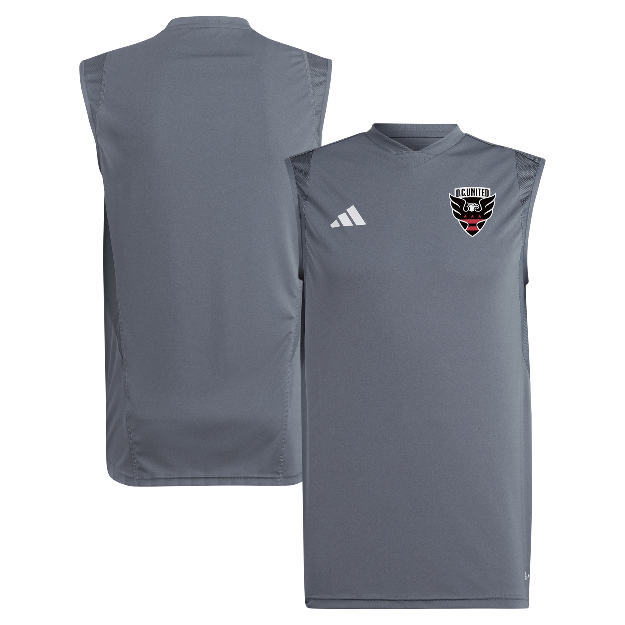 D.C. United 2024 Sleeveless Training Jersey – Gray