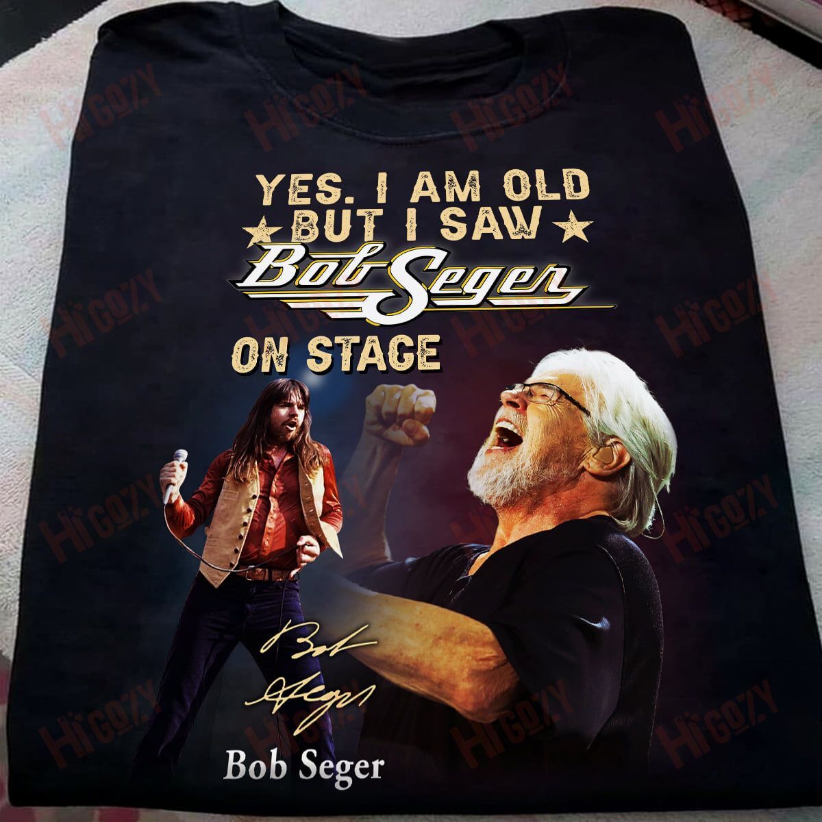 Bob Seger Shirts, Vintage T-Shirt 2D