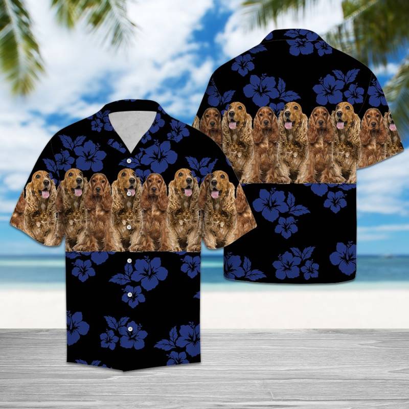 Awesome English Cocker Spaniel  TG5724 – Hawaiian Shirt