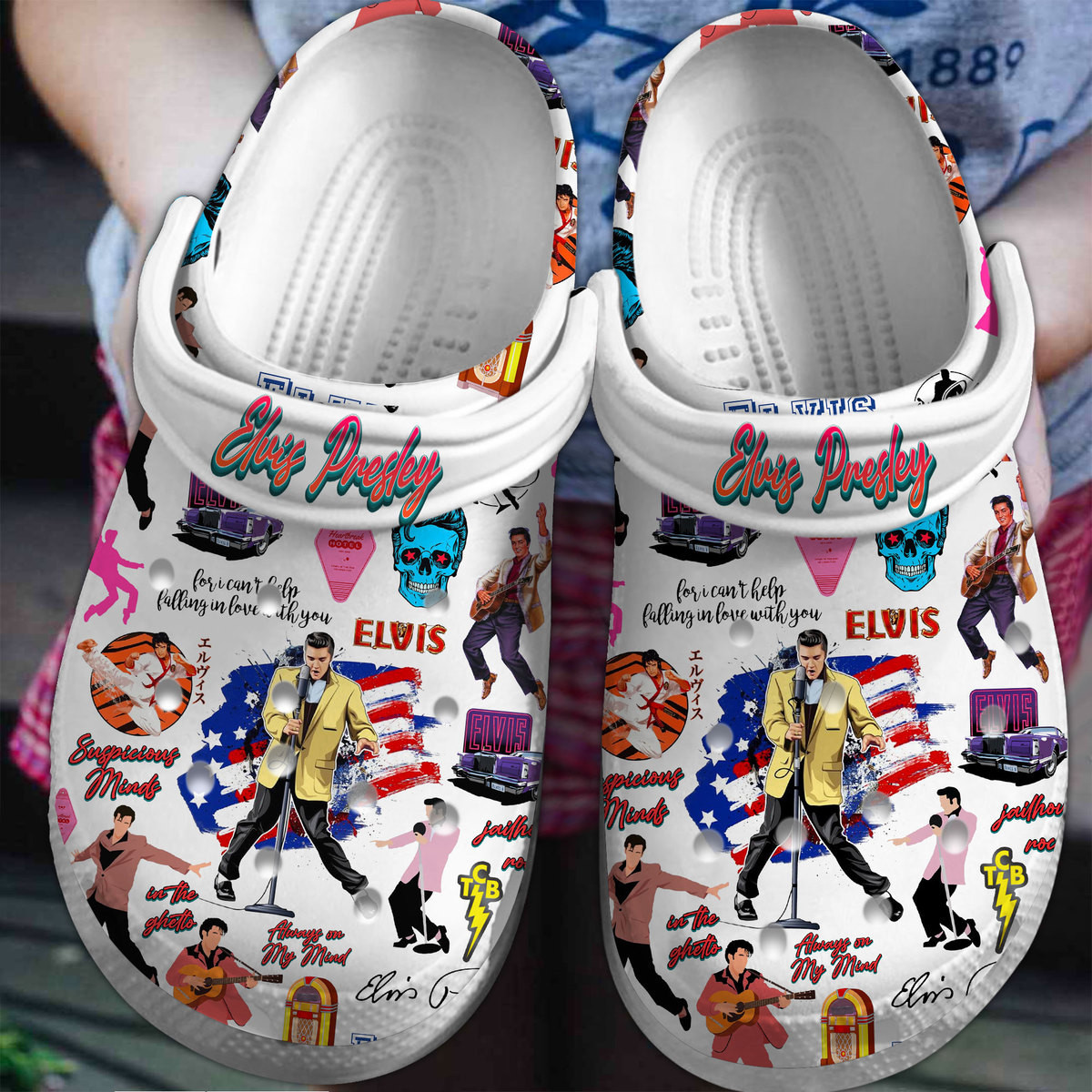 Elvis Presley Crocss Clogs For Men Women And Kid Sgcosx8D