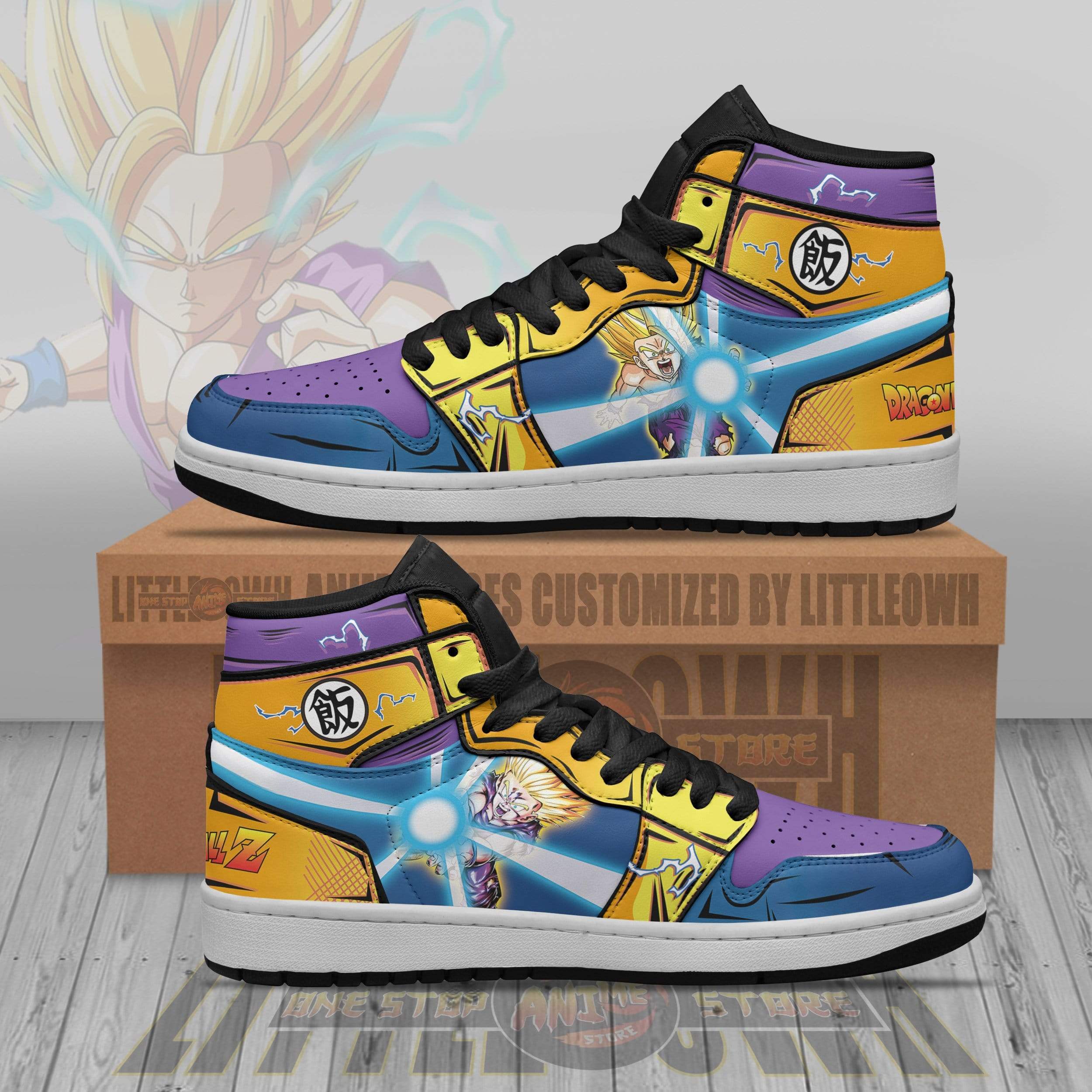 Son Gohan Shoes Custom Dragon Ball Anime Jd Sneakers