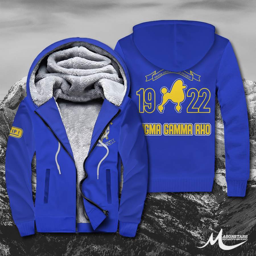 Sigma Gamma Rho Fleece Zip Hoodies 291020194