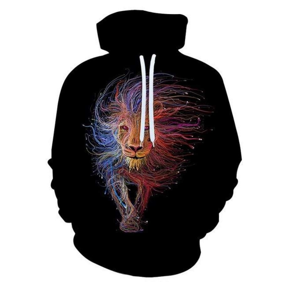 animal Tiger-lion hoodies are hot sellers for men and women’s casual street hoodies Fashion trends sweatshirt