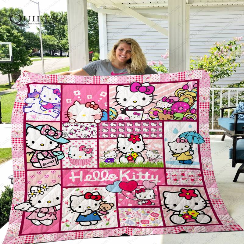 ADU- Hello Kitty 3D Quilt Blanket Ver 2