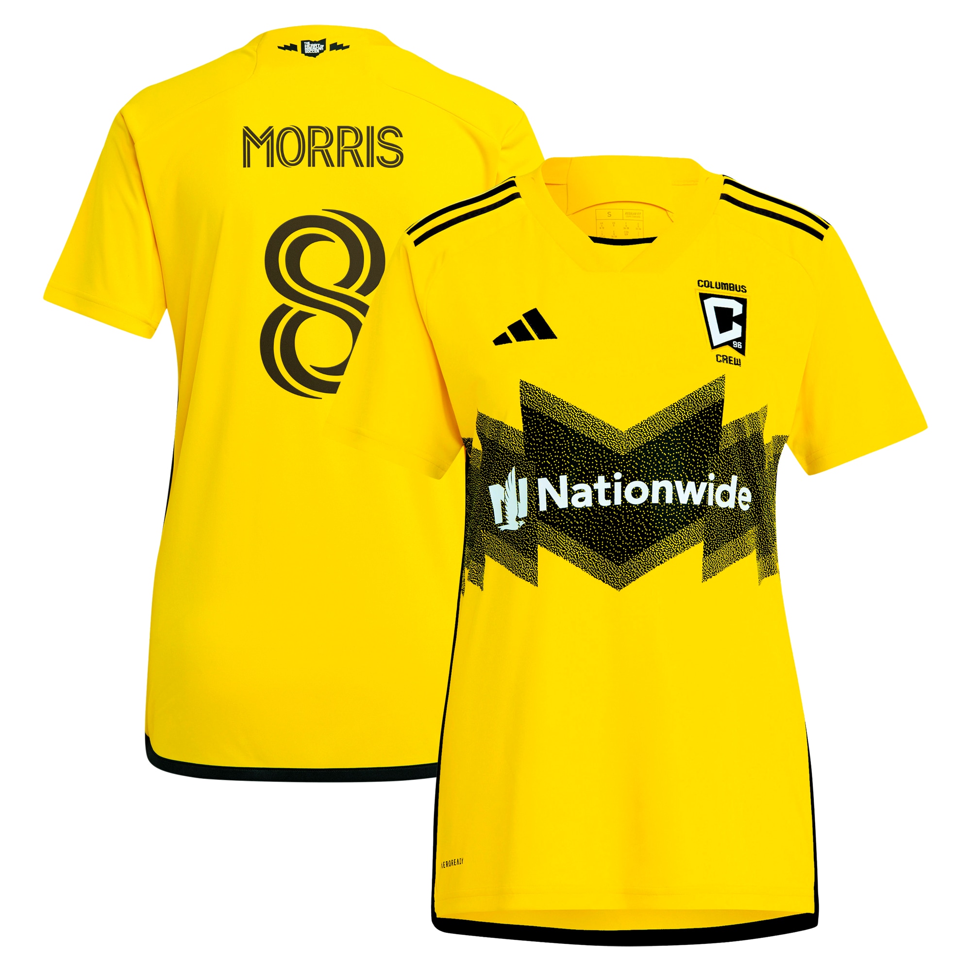 Aidan Morris Columbus Crew Women's 2024 The Home Kit Replica Player Jersey – Yellow