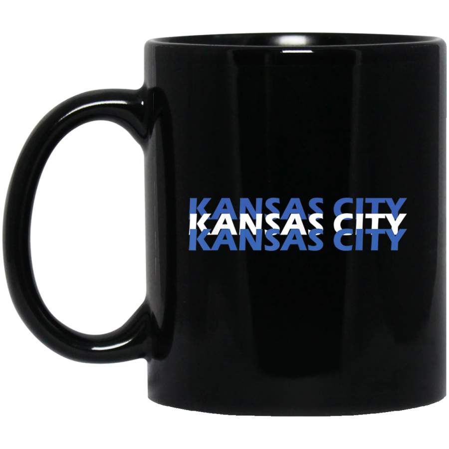 KC Royal Blue  Vintage KC Baby Blue Kansas City Retro Pink Mug Gift