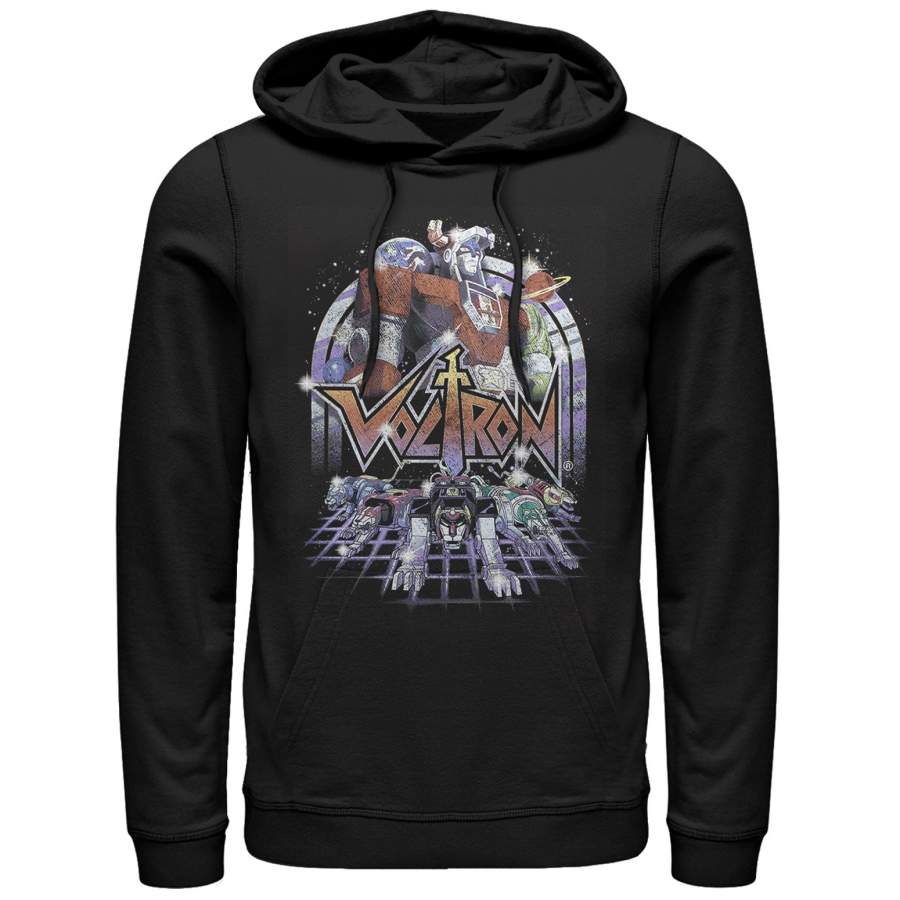 Voltron: Defender of the Universe Men’s Retro Robot Lions  Lightweight Hoodie