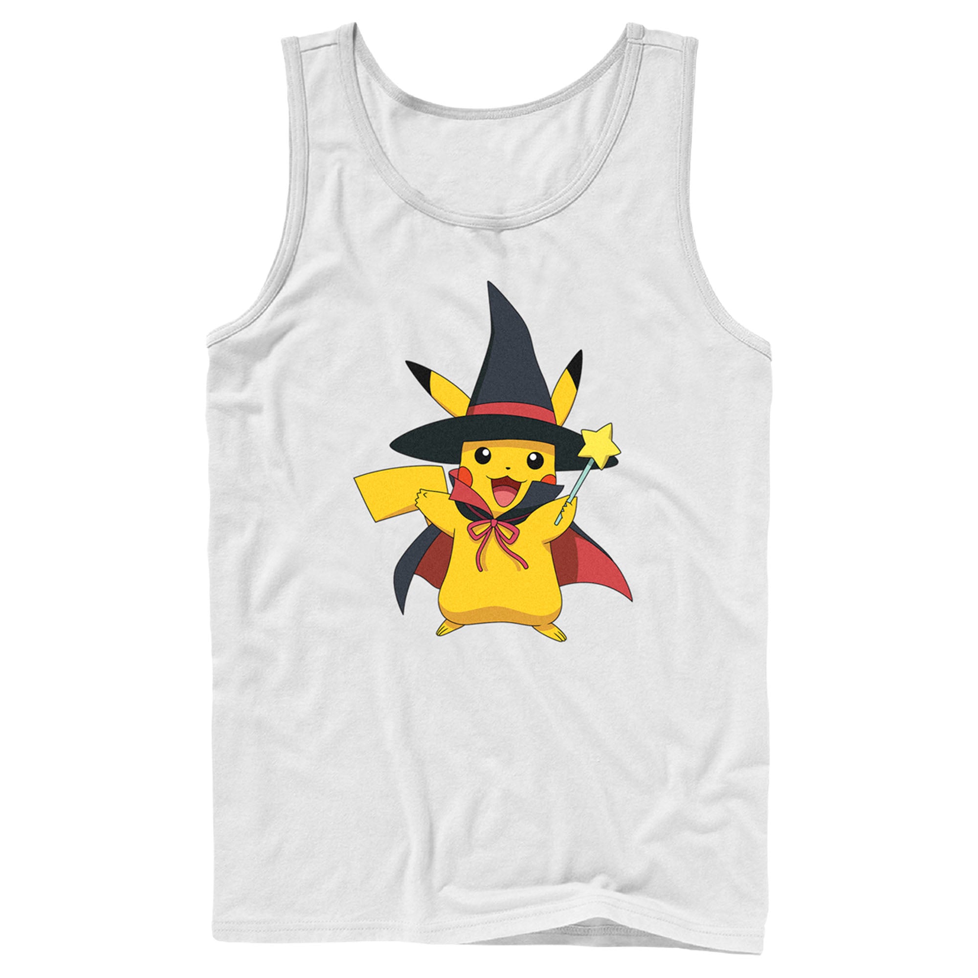 Men’S Pokemon Halloween Pikachu Magic Wand Tank Top