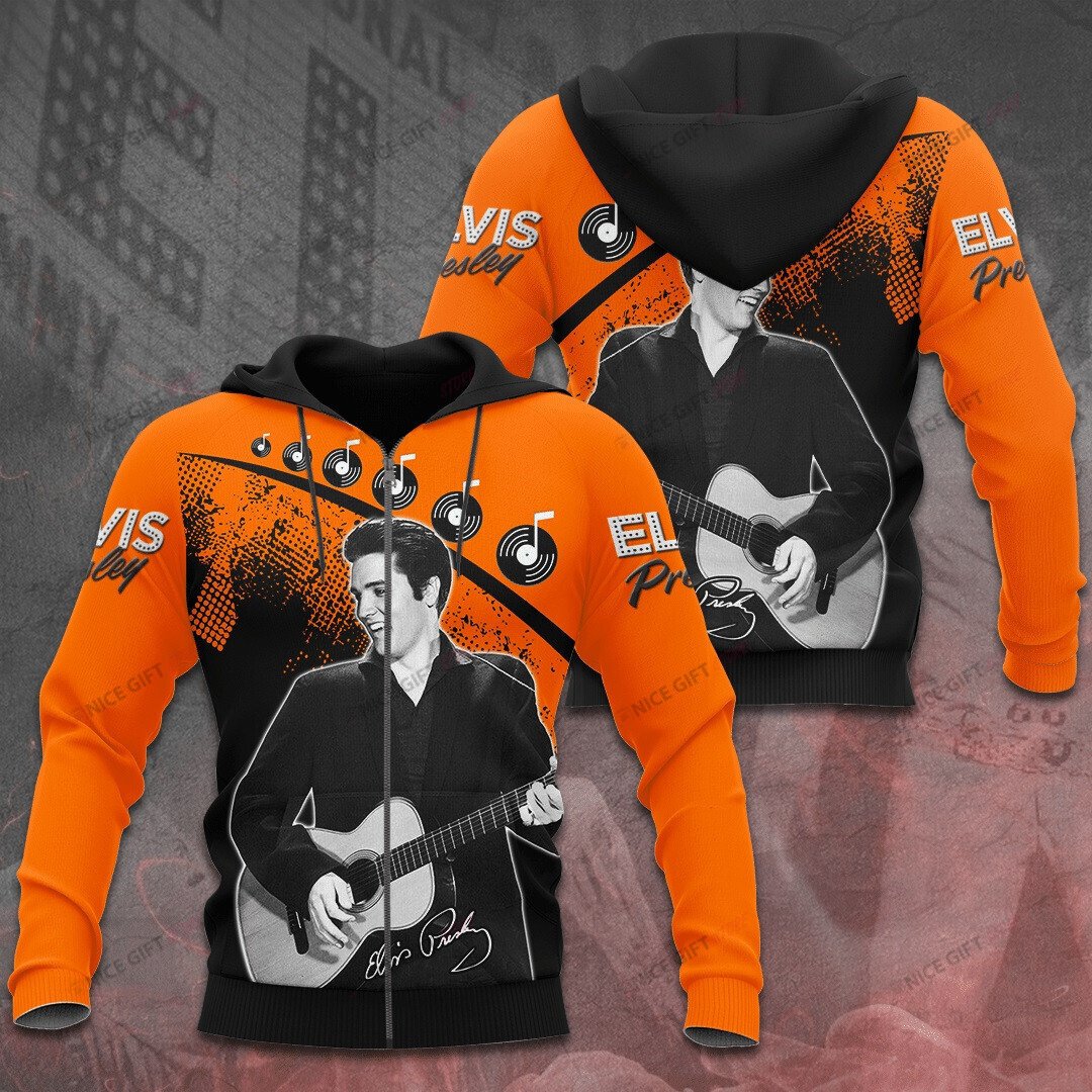 Elvis Presley Zip Hoodie 3D 3Zh-T6P7