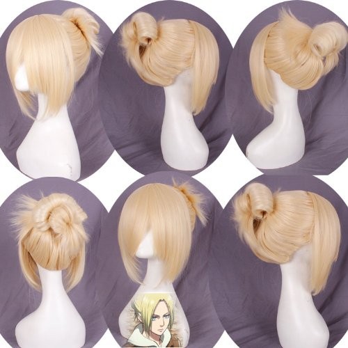 Attack on Titan Annie Leonheart Cosplay Wig + Wig Cap alx