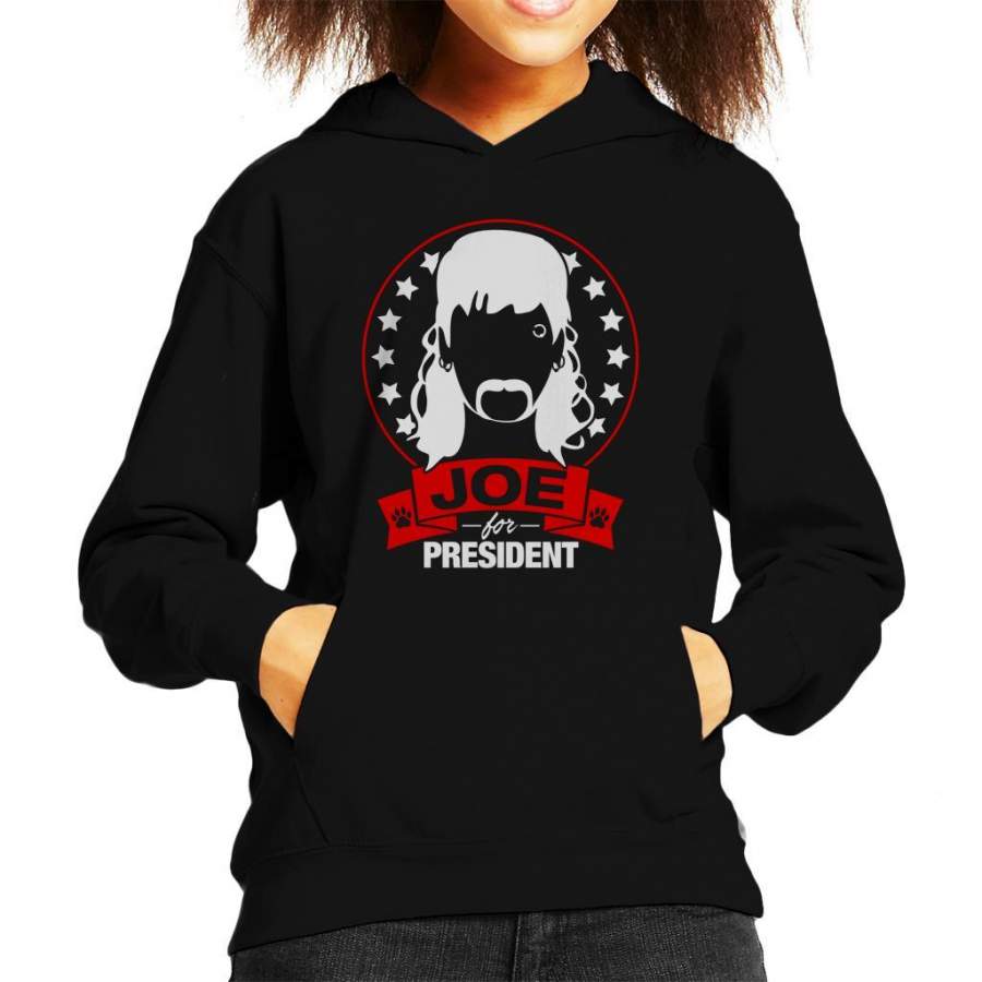 Tiger King Joe Exotic For President Kid’s Hooded Sweatshirt