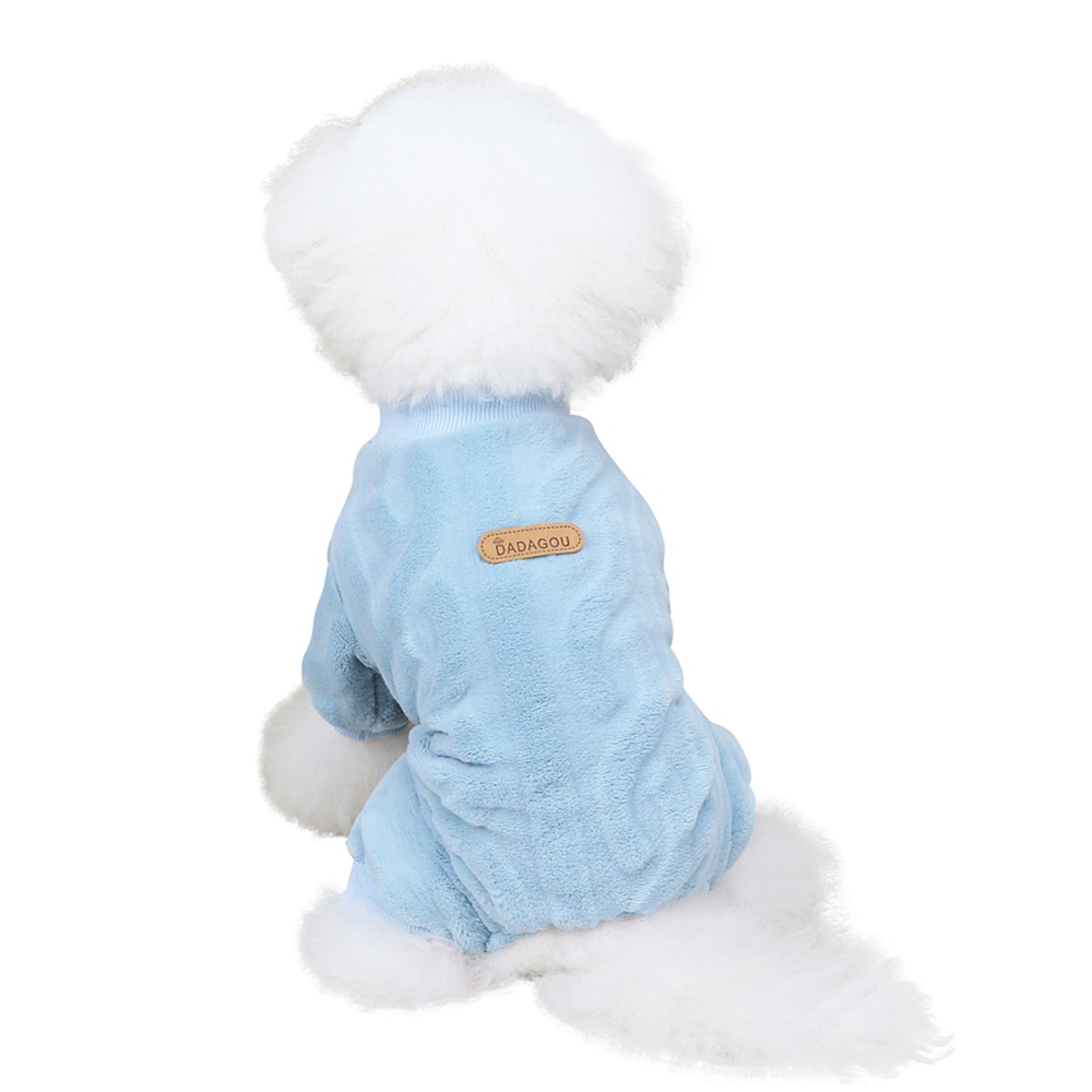 Winter Warm Pet Four-Legged Jumpsuit Clothes Soft Puppy Kitten Pet Pajamas for Small Medium Dogs Cats Dog Cat Jacket Clothing alx