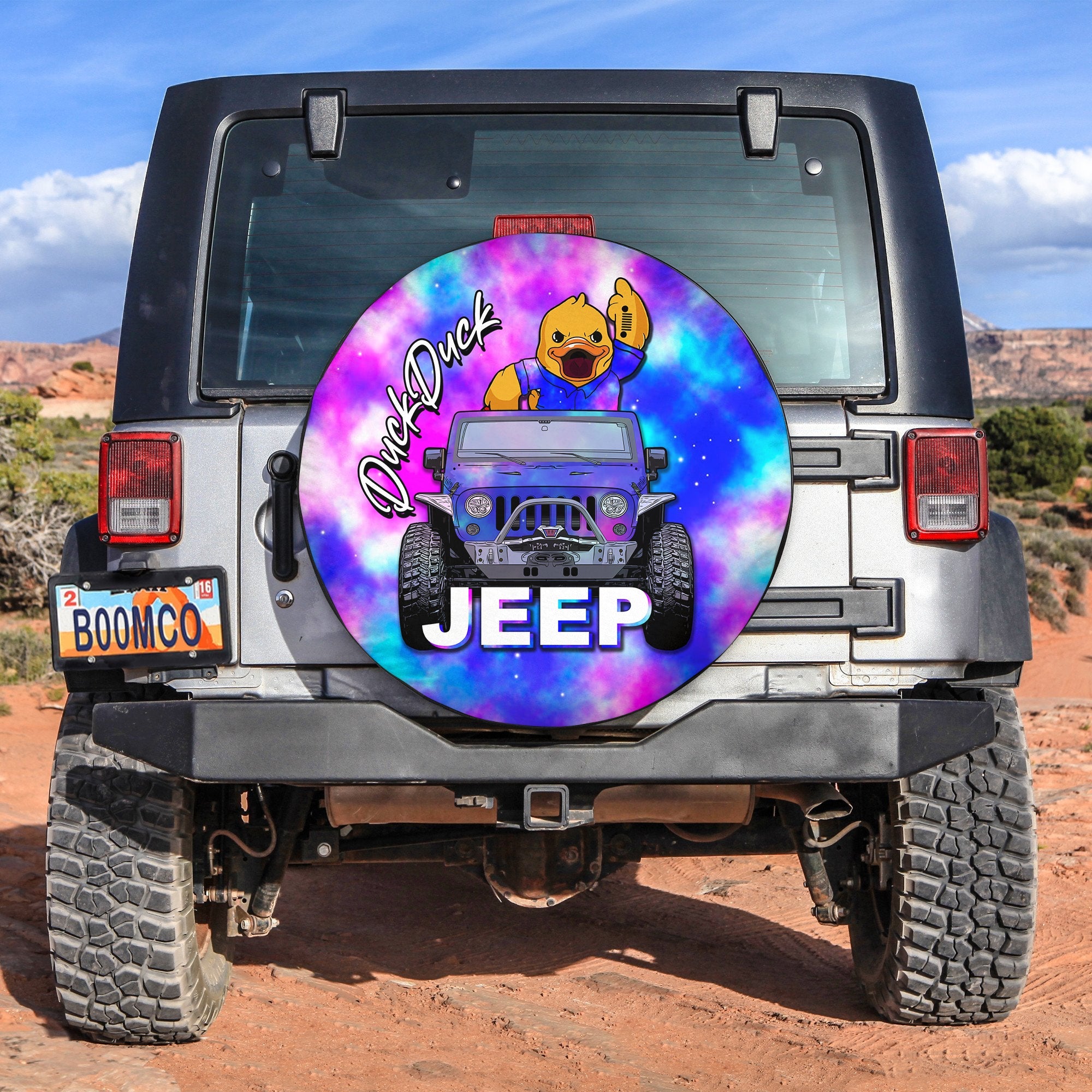 Duckduck Jeep Spare Tire Cover Colorful Style No.1 Lt6