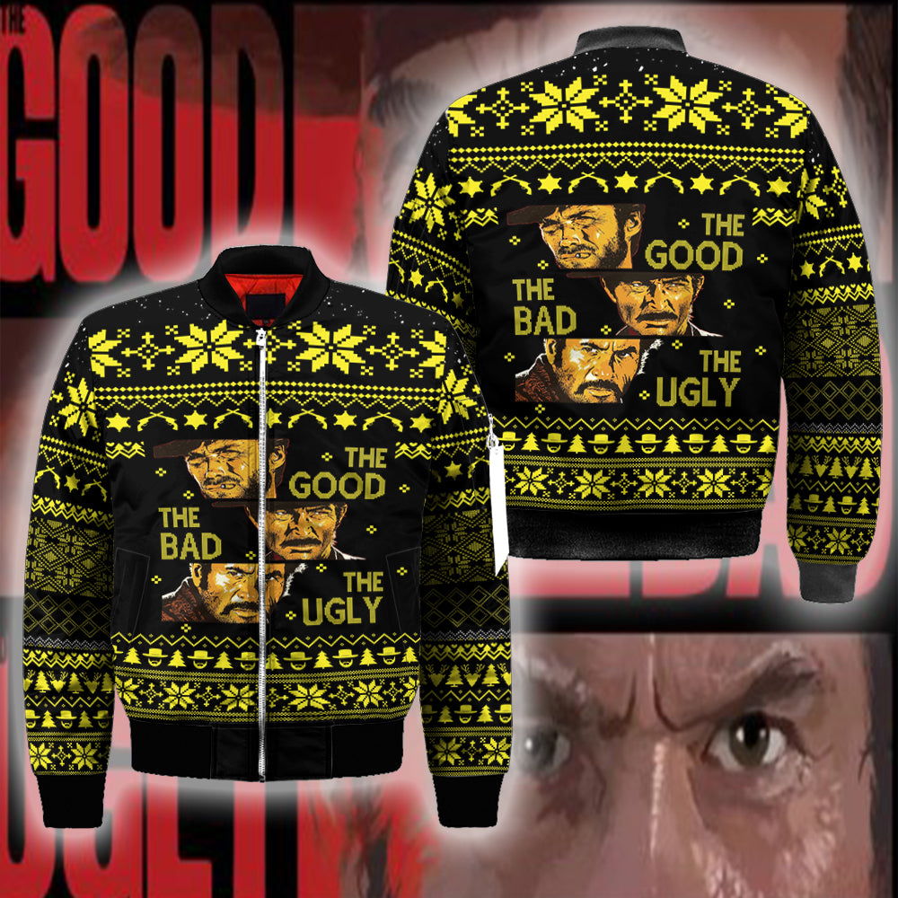 The Good, The Bad And The Ugly Christmas Sweatshirt Hoodie All Over Printed Pf280