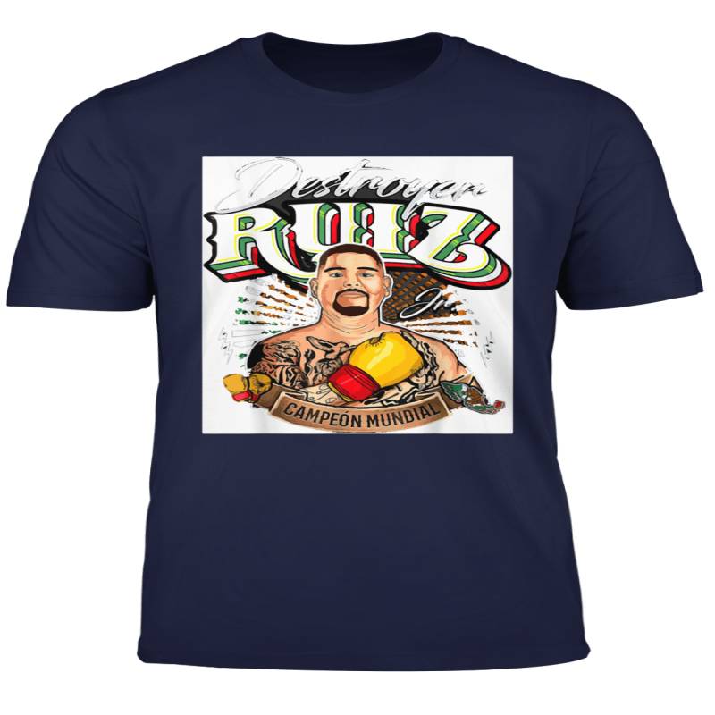 Andy Ruiz Andy The Destroyer Boxing Mexican Style T Shirt