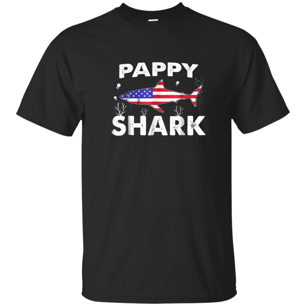 4Th July Pappy Shark American Flag Shirt Fathers Day Gifts