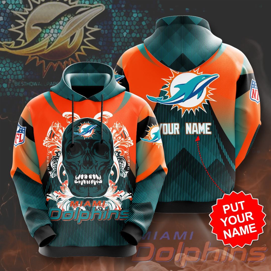 Personalized Miami Dolphins No1151 Custom Hoodie 3D