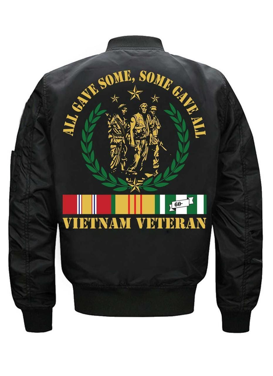 Vietnam Veteran All Gave Some 3d Printed Unisex Bomber Jacket