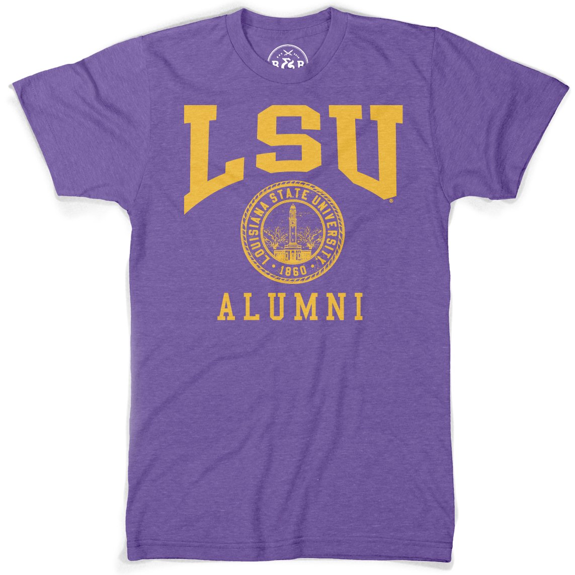 B&B Dry Goods Lsu Tigers Alumni Seal T-Shirt – Purple