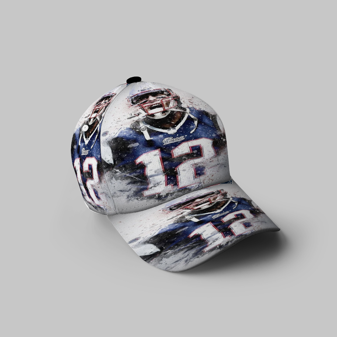 New England Patriots Tom Brady3 3D Printing Baseball Cap Classic Hat