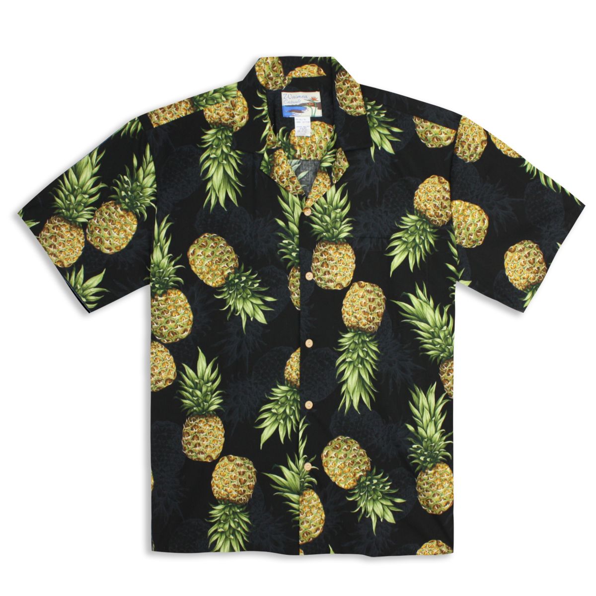 Maui Pineapple Black Nice Design Hawaii Shirt Ha88750