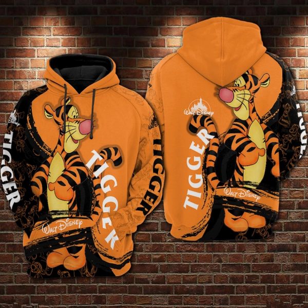 3D All Over Printed Shirt Tiger Hoodie