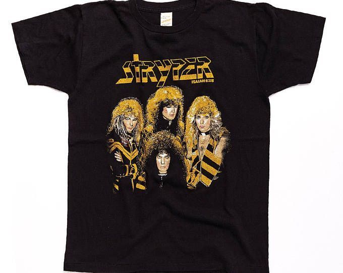 Stryper To Hell With The Devil Vintage Shirt Heavy Metal Hair Metal Shirt