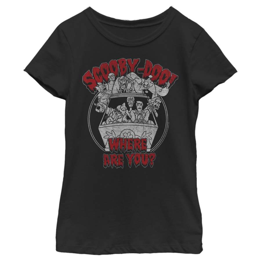 Scooby Doo Girl’s Where Are You Gang  T Shirt