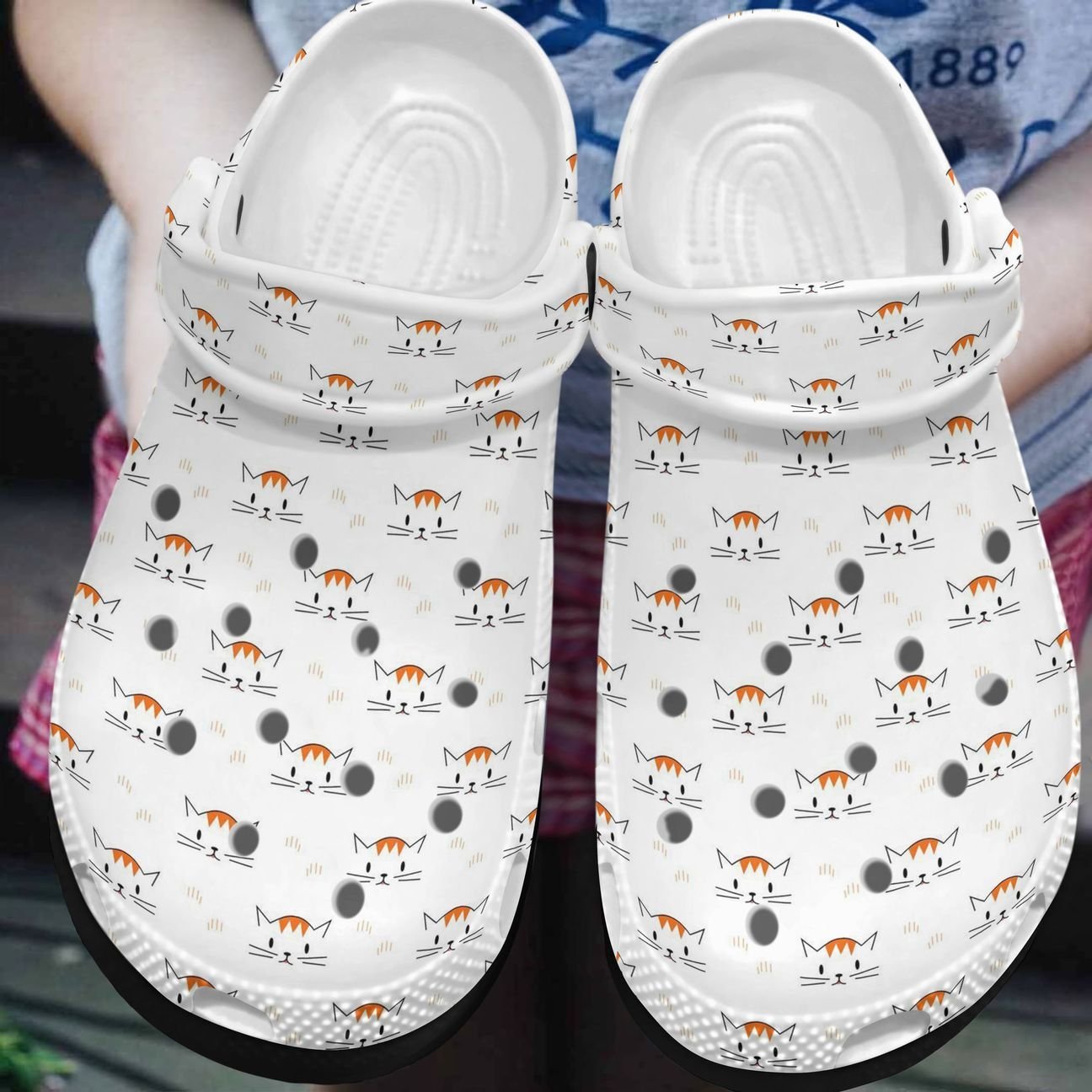 Cat Personalized Clog, Custom Name, Text, Color, Number Fashion Style For Women, Men, Kid, Print 3D Cat Pattern