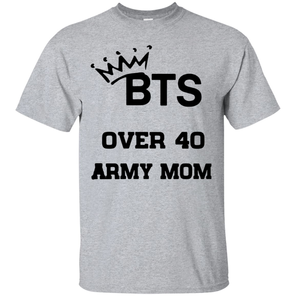 Bts Over 40 Army Mom Cotton Shirt