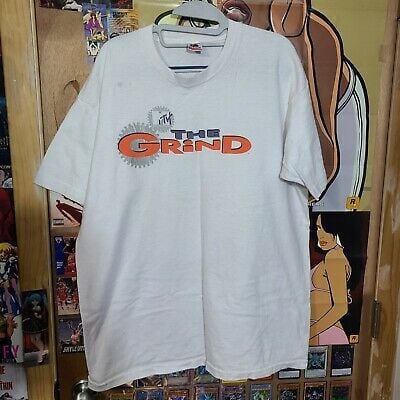 Vintage Mtv The Grind Tv Show  T-shirt Sz  Music Promo Single Stitch 90s 6727