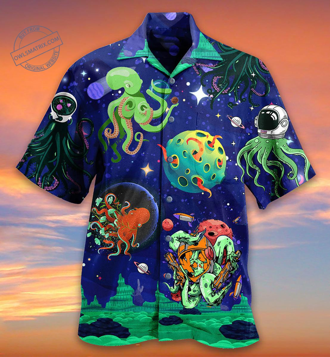 Octopus Space Limited Edition Hawaii Shirt Ha52820