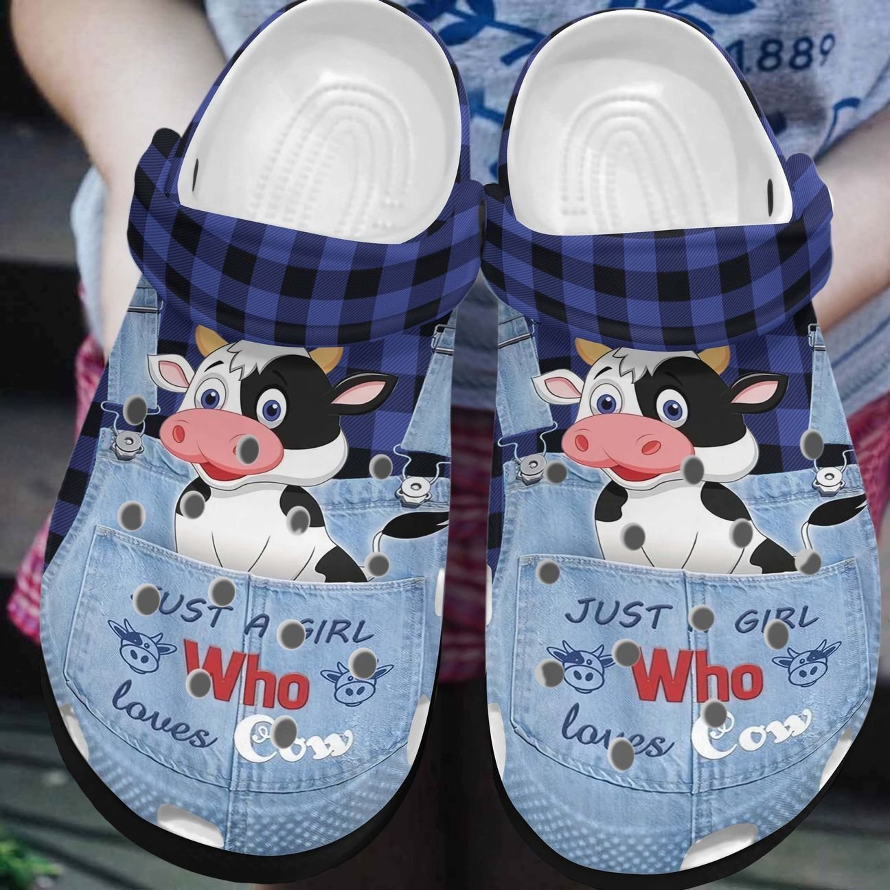 Cow Personalized Clog, Custom Name, Text, Color, Number Fashion Style For Women, Men, Kid, Print 3D Cute Cows