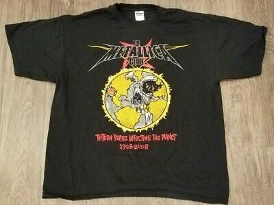 2008 Metallica  Vintage Fan Club T Shirt 3127