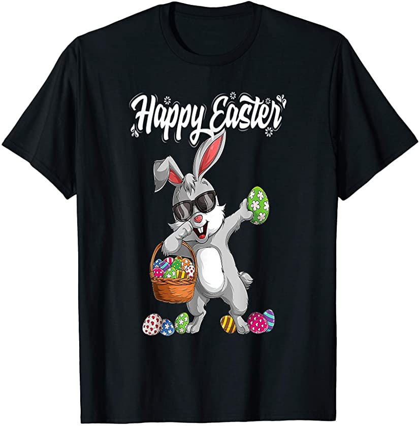 Dabbing Rabbit Easter Day Eggs Dab Awsome T-Shirt T-Shirt