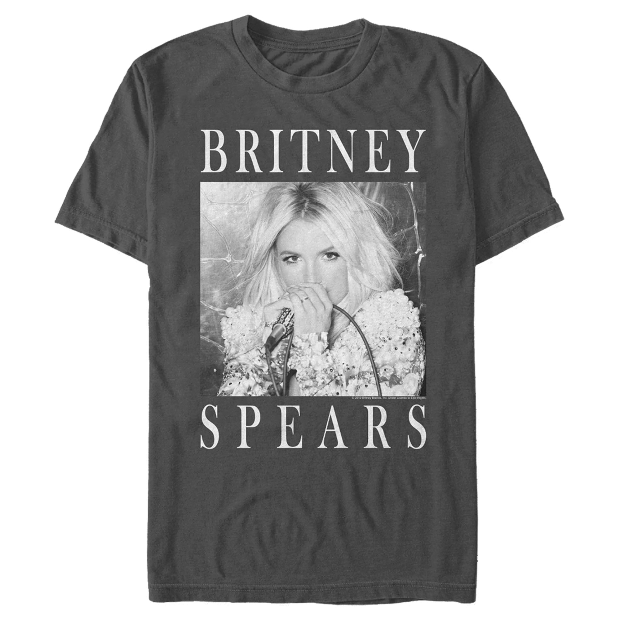 Britney Spears Men’S Classic Star Frame  T-Shirt