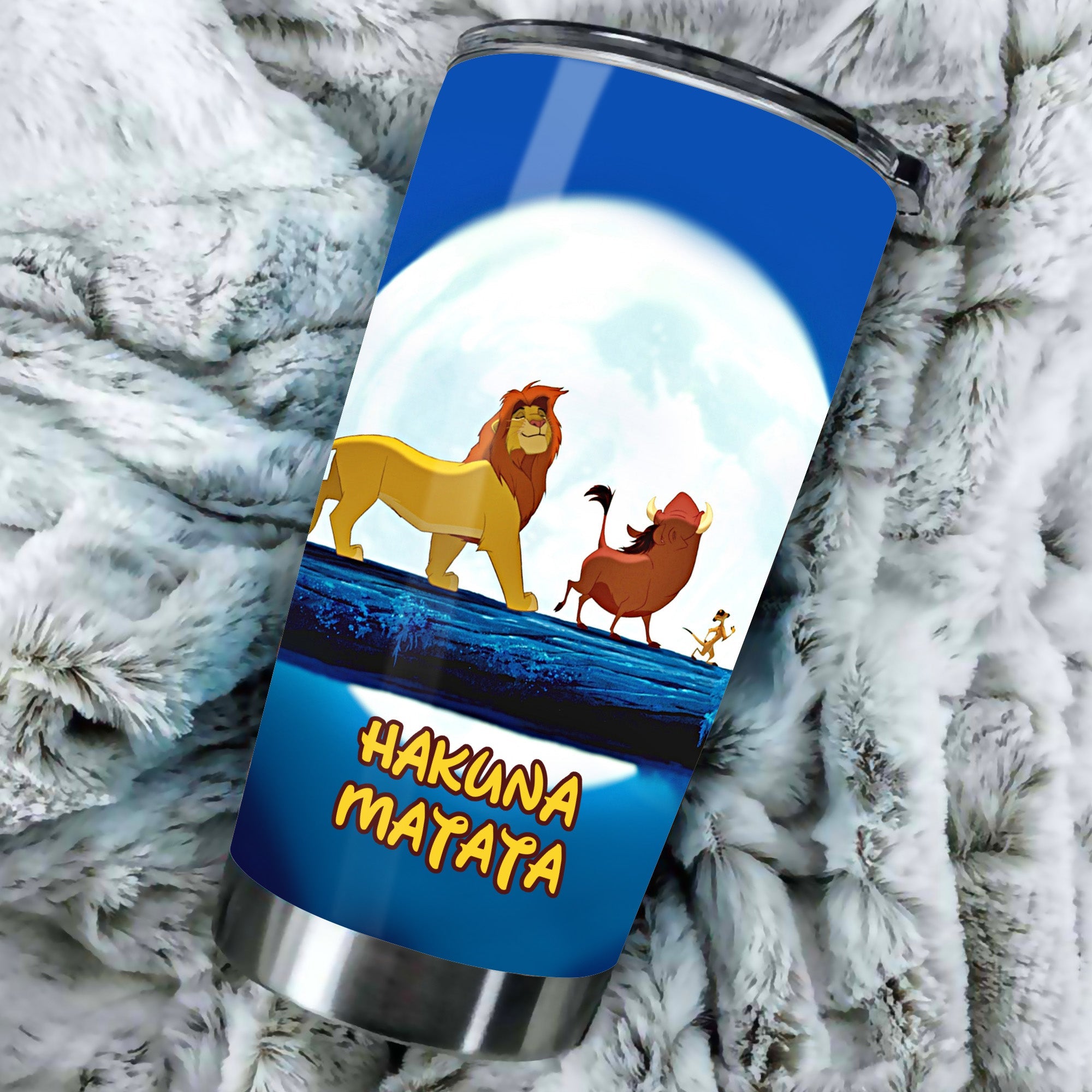 Unifinz Lk Tumbler Hakuna Matata Simba And Friends Tumbler Cup Cute Dn Lk Travel Mug 2022