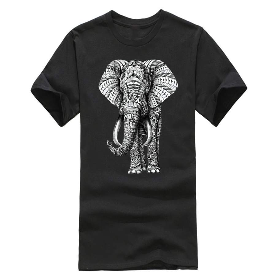 Street Wear Fashion Elephant Prints T Shirt Funny Animal Design Wrath Orangutans Tee Shirts for Male Summer Cool Mens T-shirts