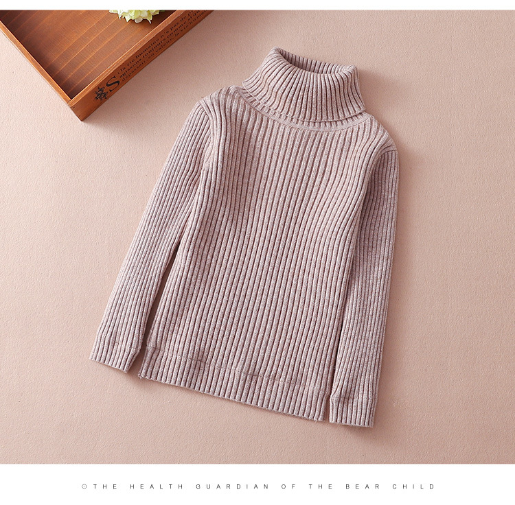 2022 Ins New Fashion Children Sweaters Knit Sweaters Fashion Girls Boys Turtleneck Knit Sweater ATS02 alx