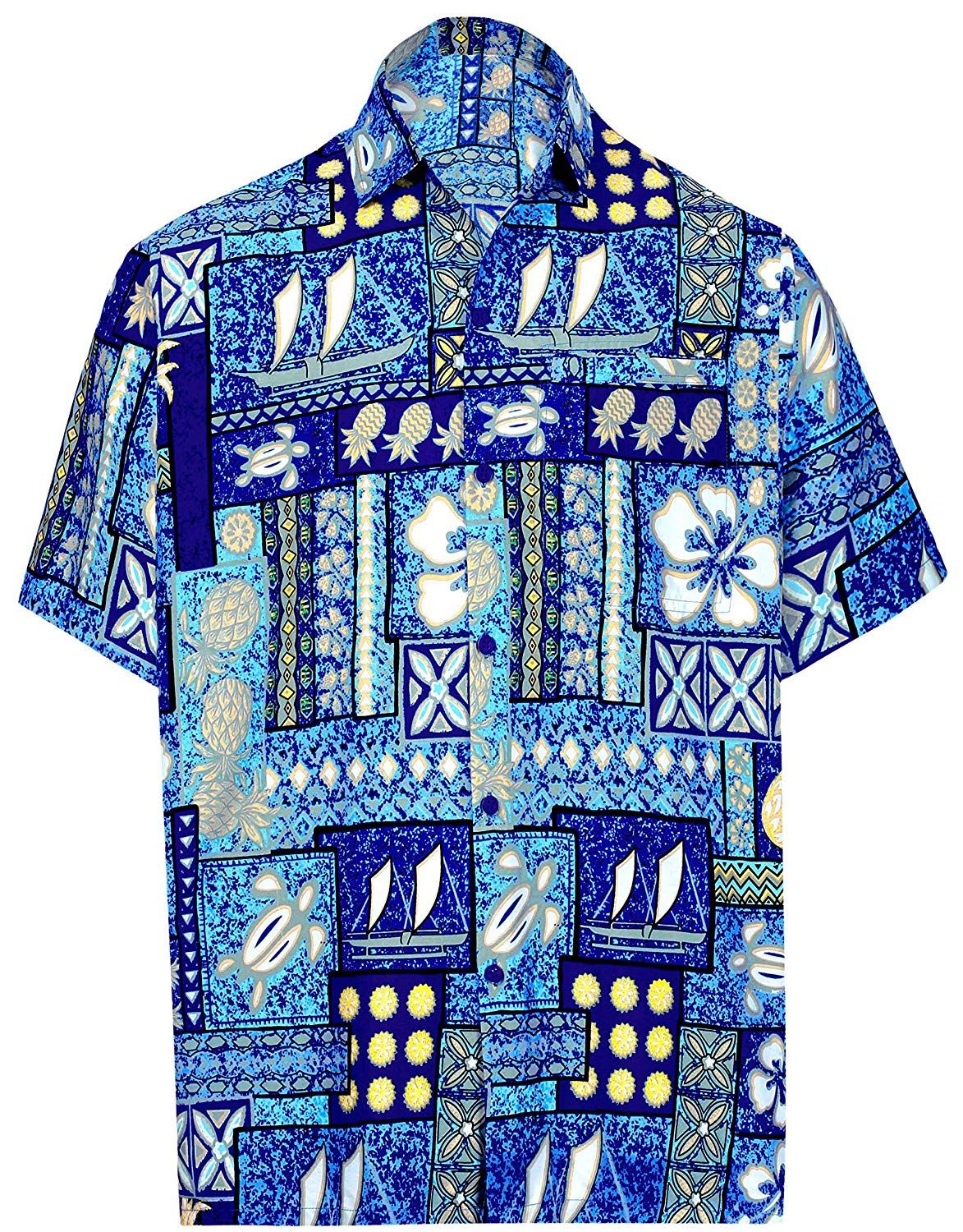 Floral Blue Awesome Design Hawaii Shirt Ha91214