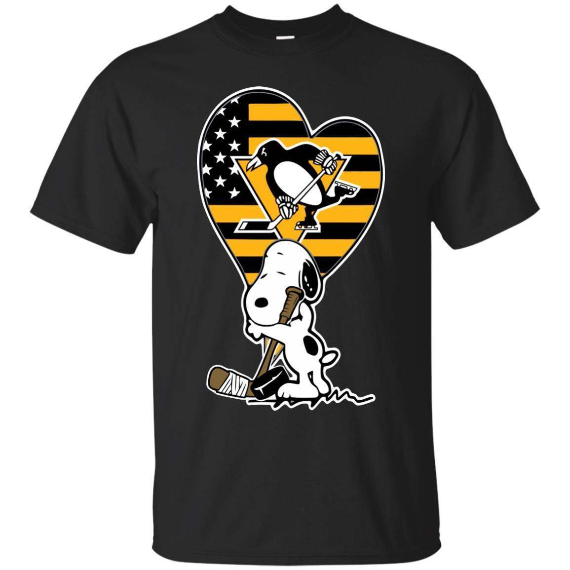 Order Shirt Pittsburgh Penguins Snoopy Hockey Sports Men’s T-Shirt