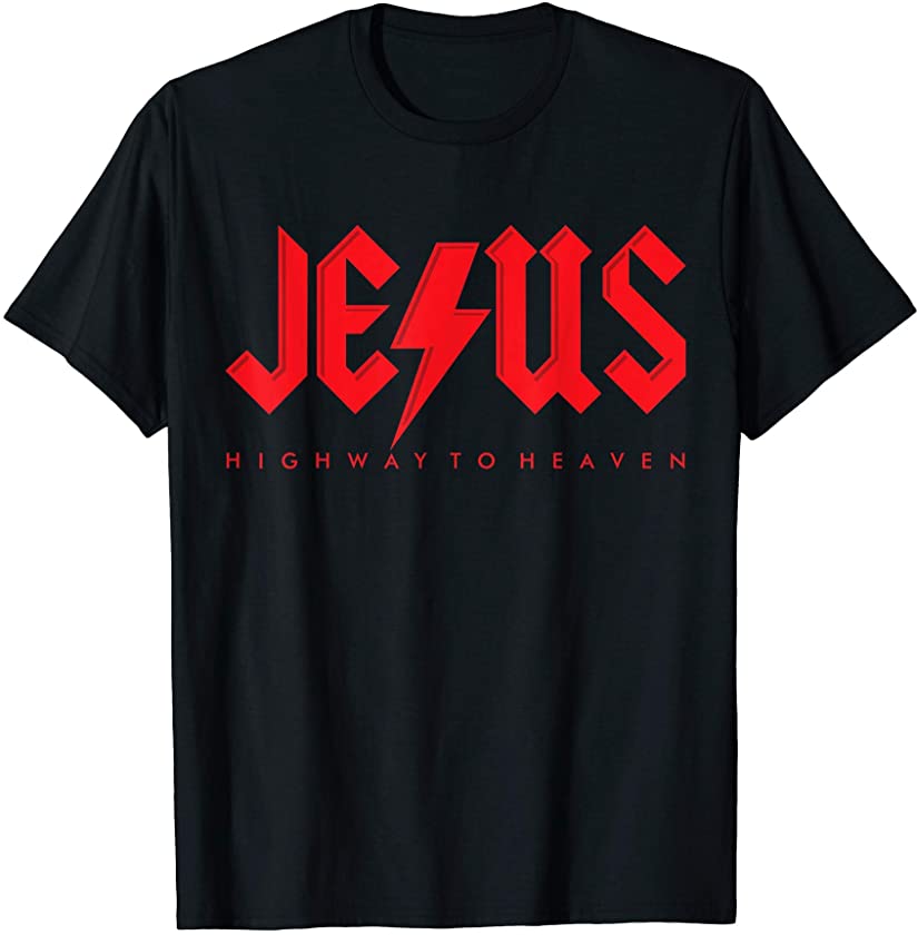 Jesus Highway To Heaven Spiritual Christian T-Shirt – DRGGR